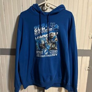 Blue Detroit Lions Hoodie